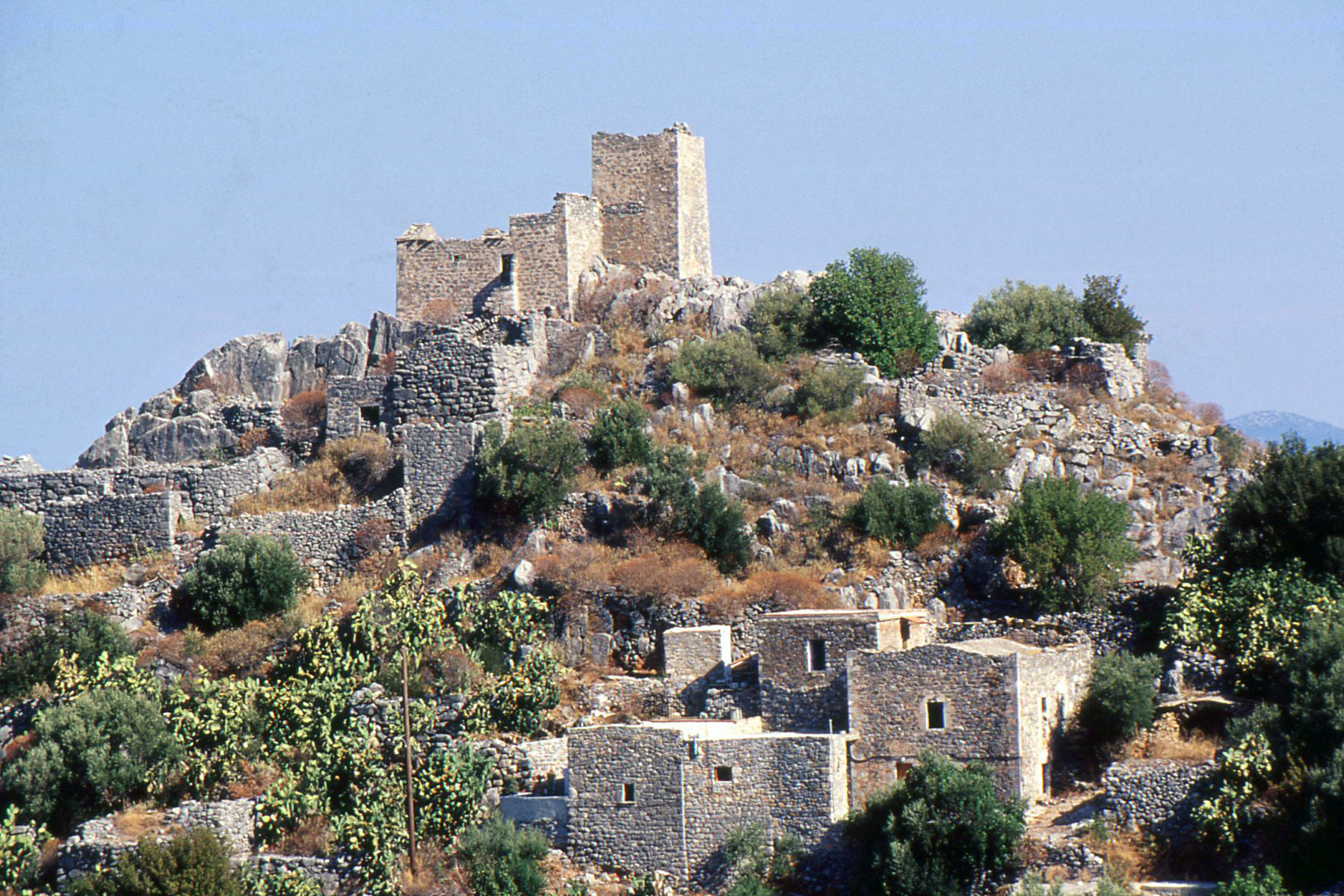 village du magne Vathi Péloponnèse Grèce 