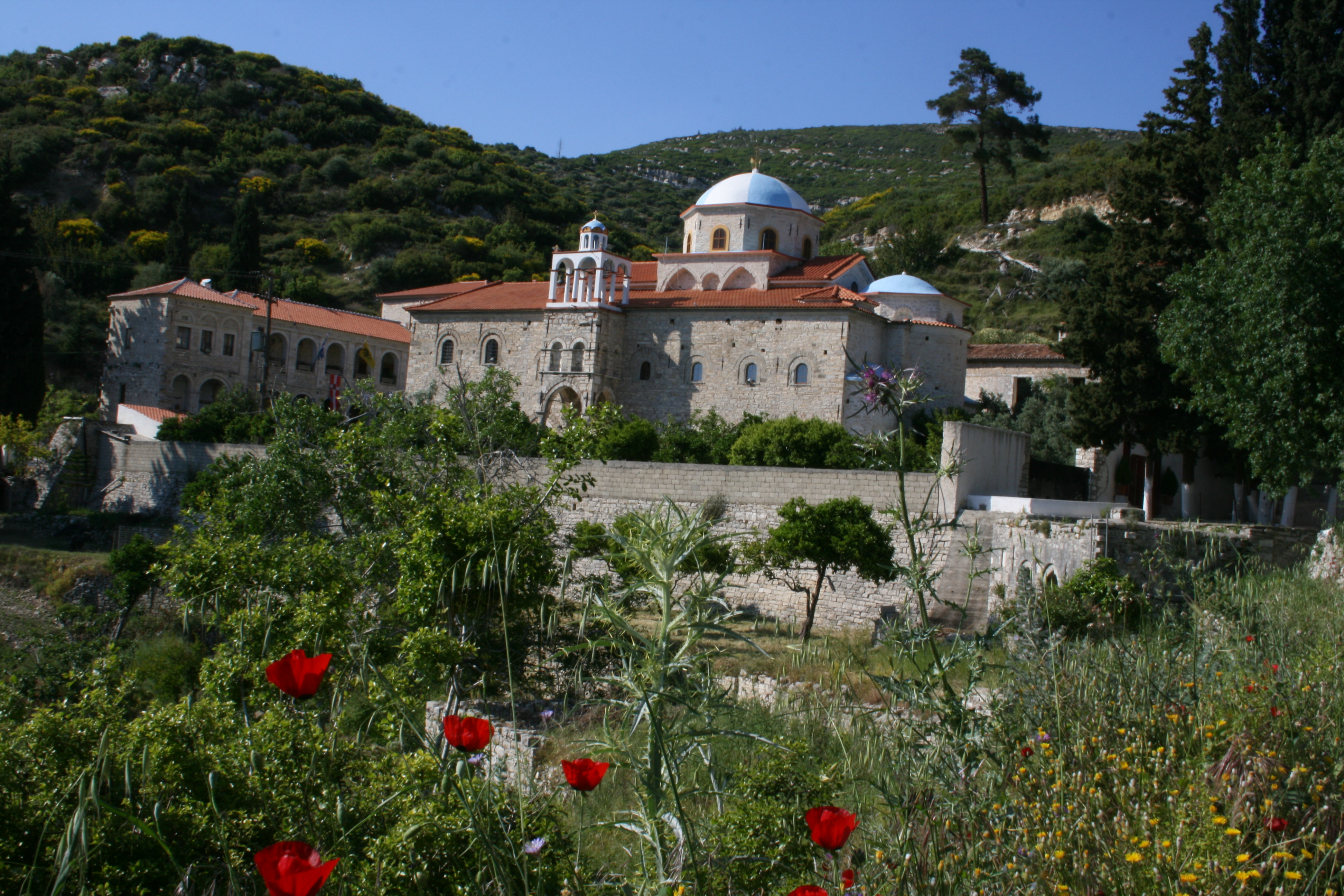 monastère zoodochos pigi île de Samos grece