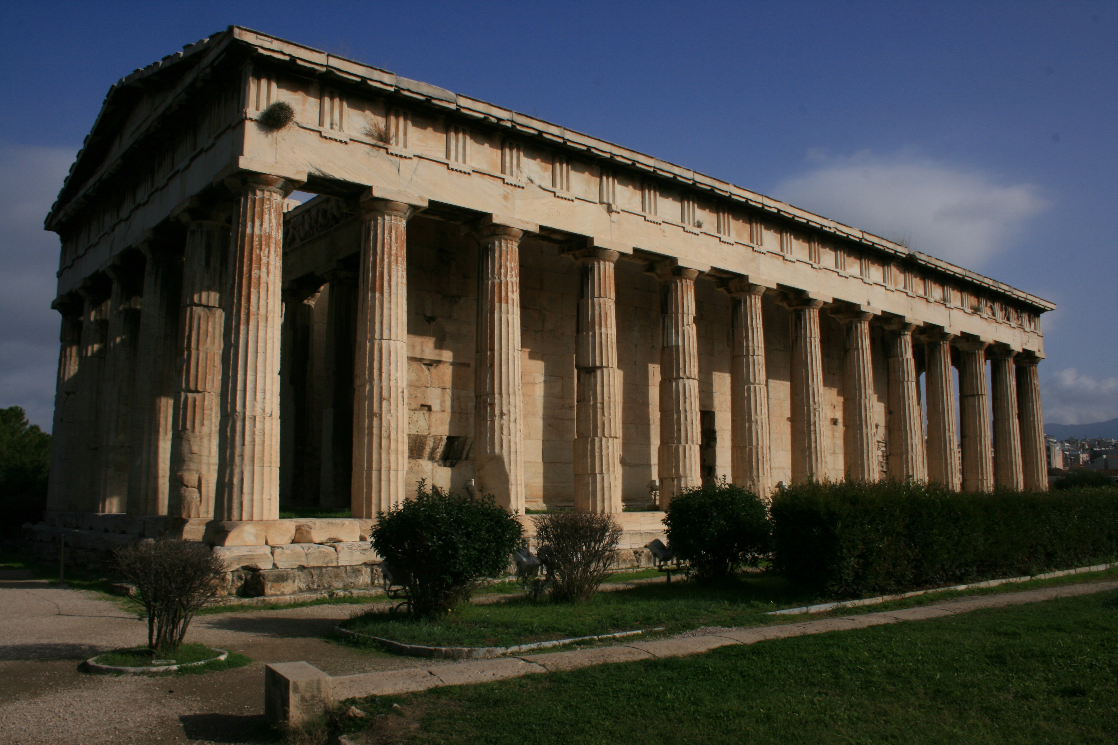 theseion temple de l'agora d'athenes grece